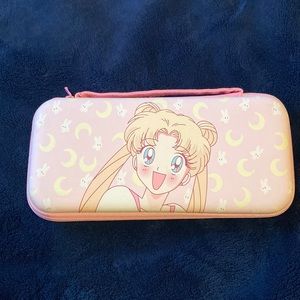 Sailor moon pink Switch case